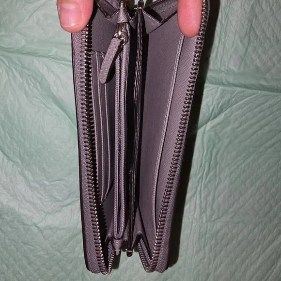 Michael Kors Lavender Quilted Wallet - Picture 3 of 3